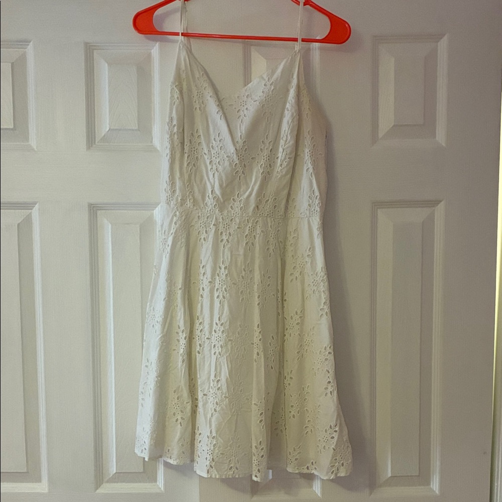 Old Navy White Lace Mini Dress